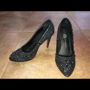 Rock & Republic studded black heels